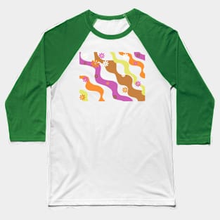 Flower Baseball T-Shirt